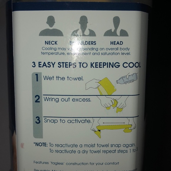 New CAL Instant Cooling Towel - Picture 6 of 7